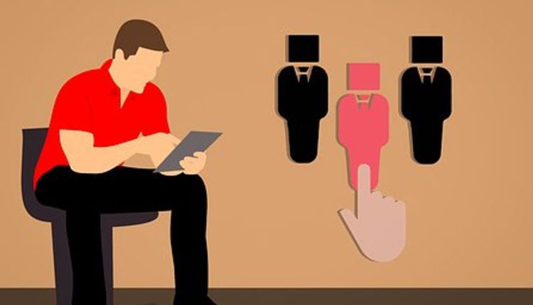 Headhunter During a Job Search